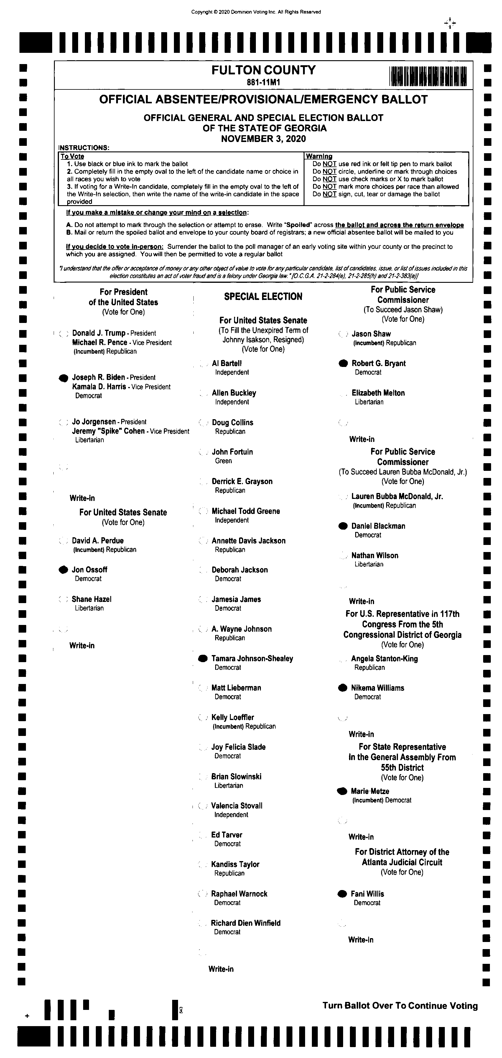 Source Ballot